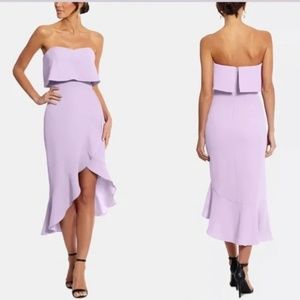 Lilac Strapless Dress